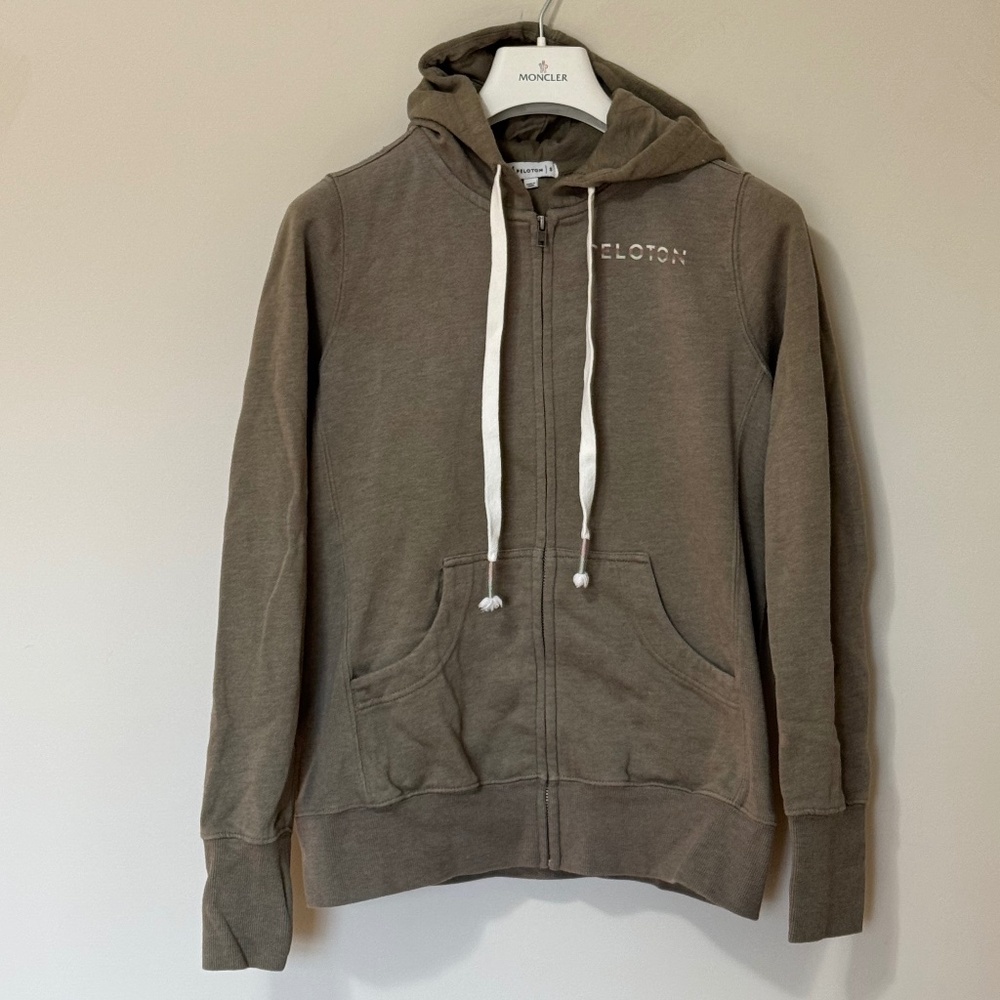Peloton fleece full zip sweatshirt